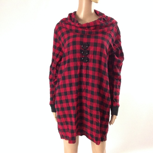 Shane Lee Inc Dresses & Skirts - New Shane Lee Inc Women's Plaid Dress Tunic